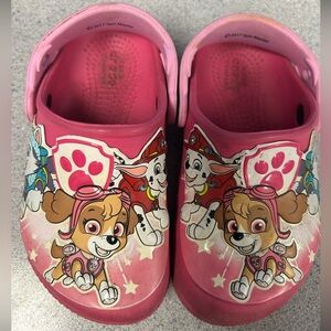 CROCS Kids Pink PAW Patrol Graphic Clog Sandals